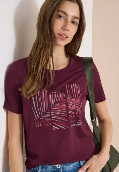Shirt met ronde hals en Artwork