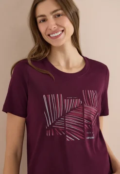 Shirt met ronde hals en Artwork
