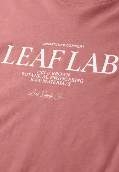 Shirt met ronde hals en borstprint