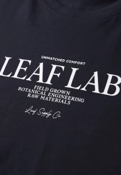 Shirt met ronde hals en borstprint
