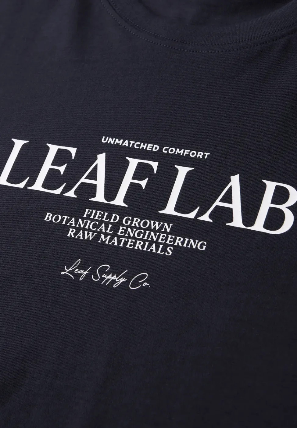 Shirt met ronde hals en borstprint