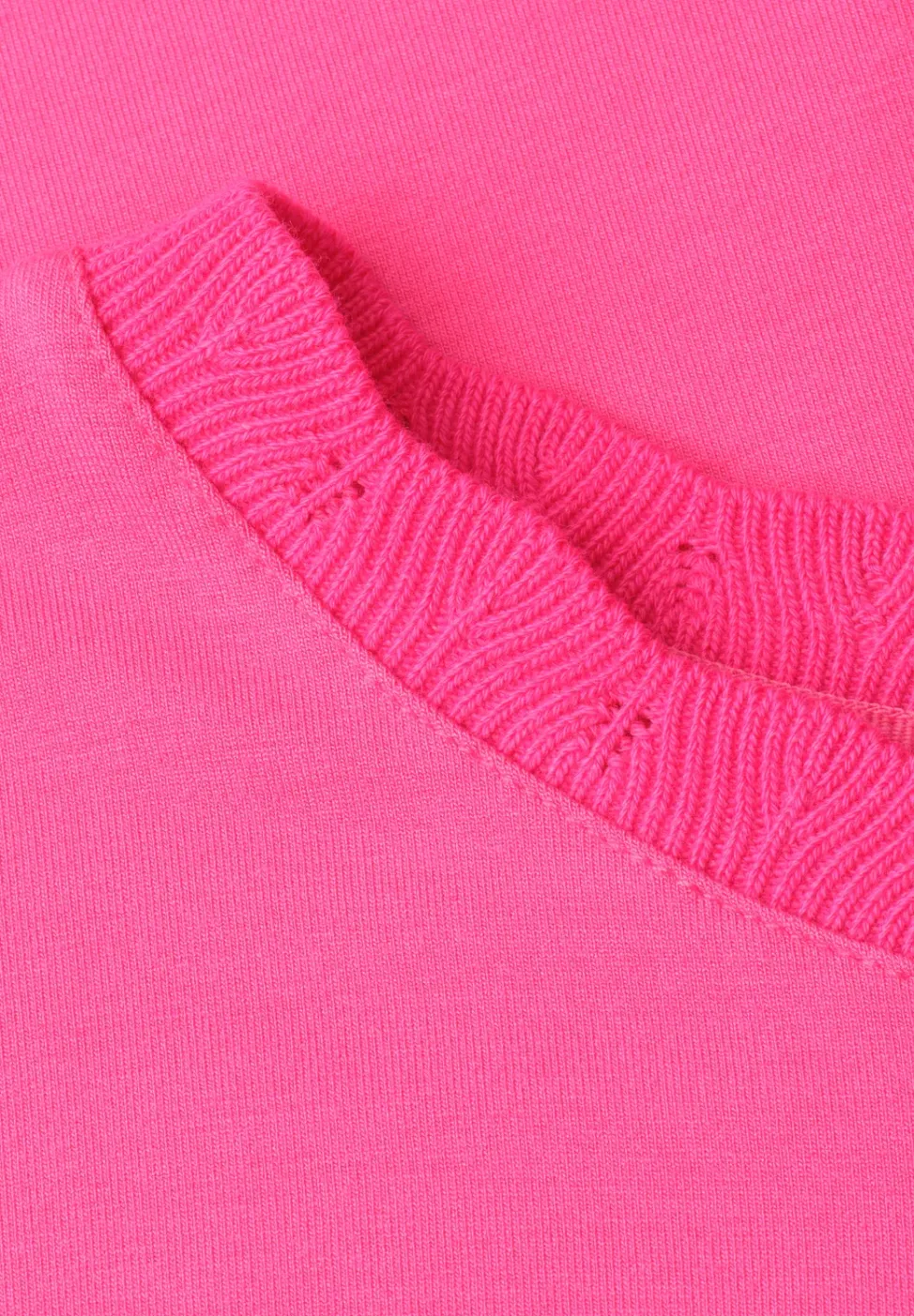 Shirt met ronde hals en decoratieve tape