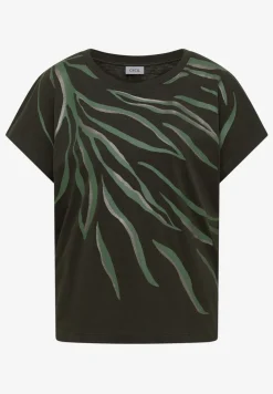 Shirt met ronde hals en frontprint