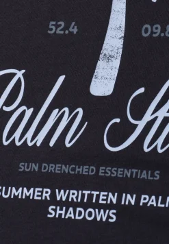 Shirt met ronde hals en frontprint