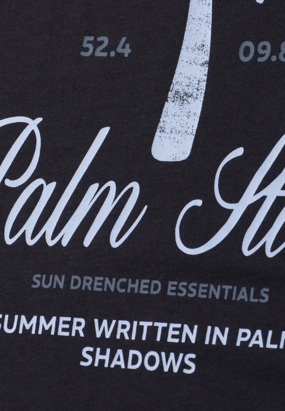 Shirt met ronde hals en frontprint