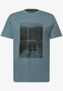 Shirt met ronde hals en fotoprint