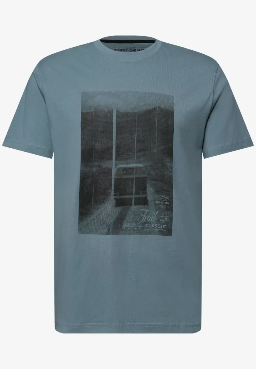 Shirt met ronde hals en fotoprint