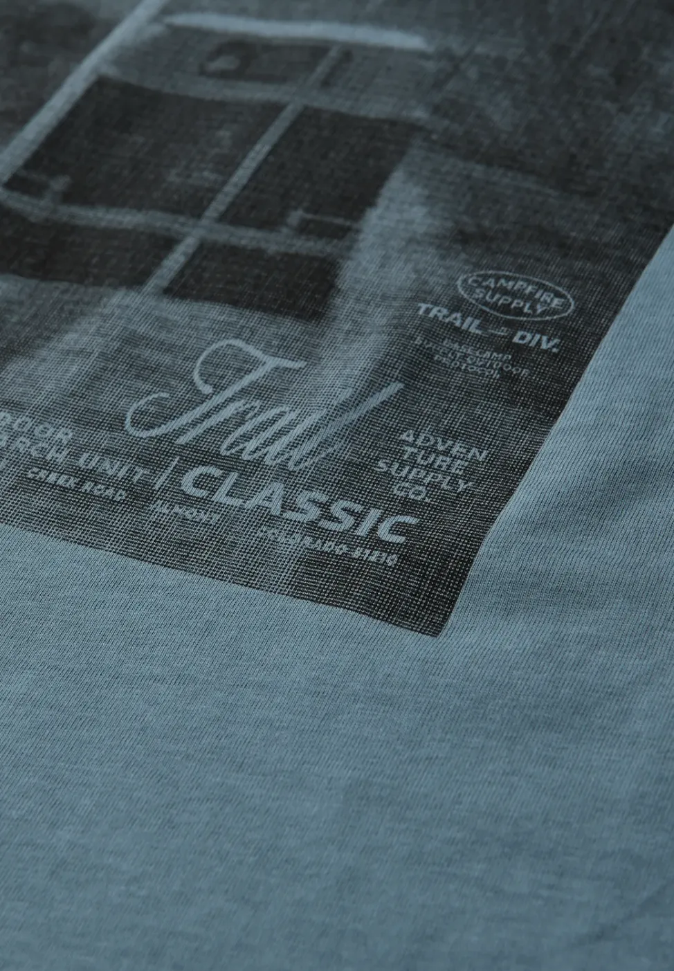 Shirt met ronde hals en fotoprint