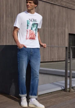 Shirt met ronde hals en fotoprint