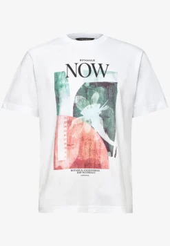 Shirt met ronde hals en fotoprint