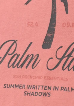 Shirt met ronde hals en frontprint