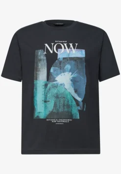 Shirt met ronde hals en fotoprint