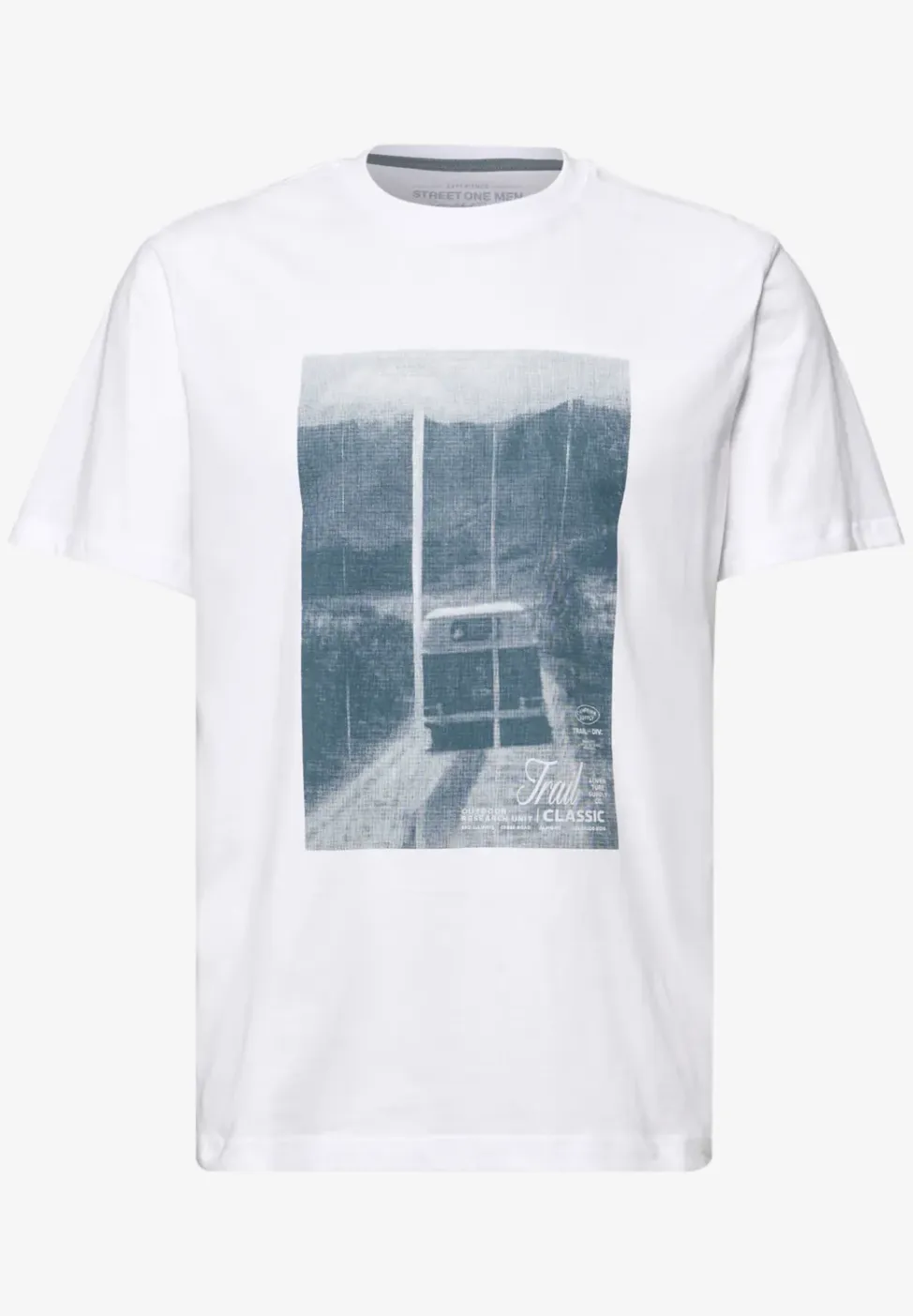 Shirt met ronde hals en fotoprint