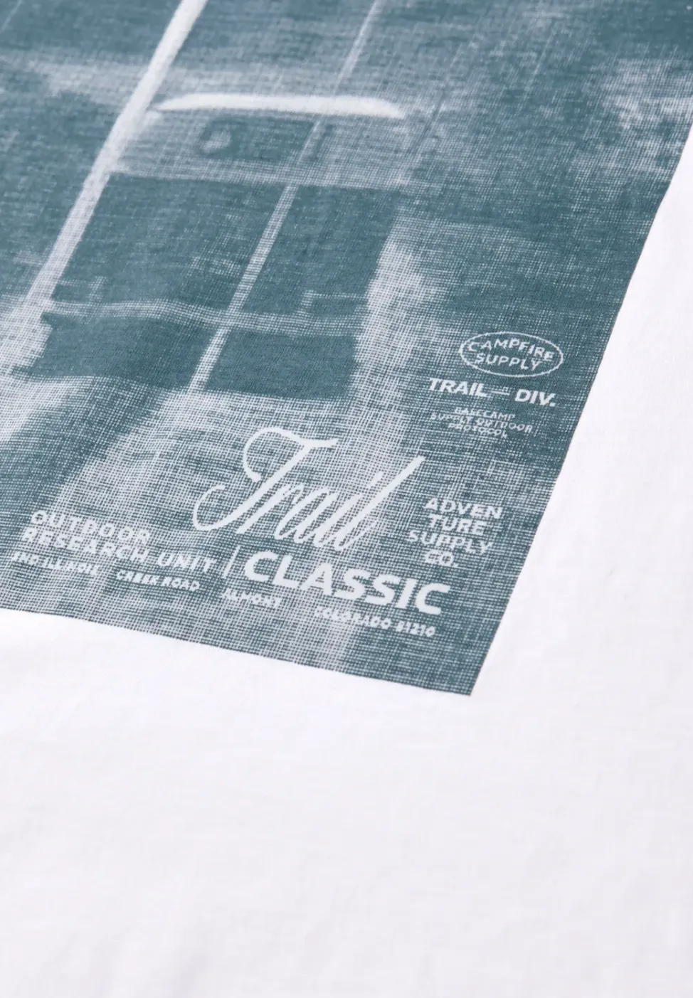 Shirt met ronde hals en fotoprint