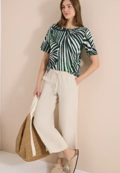 Shirt met ronde hals en grafische print