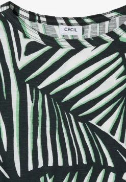 Shirt met ronde hals en grafische print