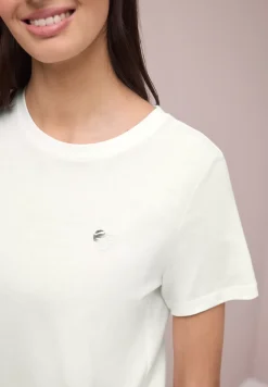 Shirt met ronde hals en hartdetail