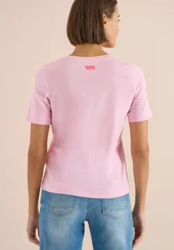 Shirt met ronde hals en nautische print