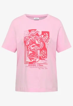 Shirt met ronde hals en nautische print
