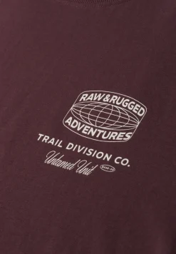 Shirt met ronde hals en opdruk op de rug