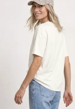 Shirt met ronde hals en print