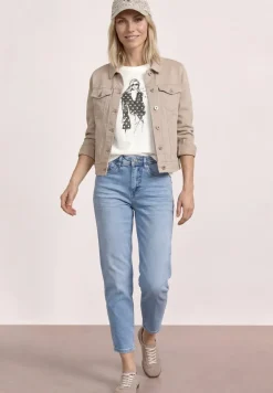 Shirt met ronde hals en print