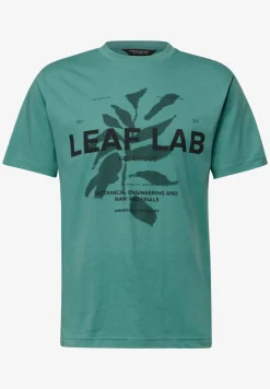 Shirt met ronde hals en print