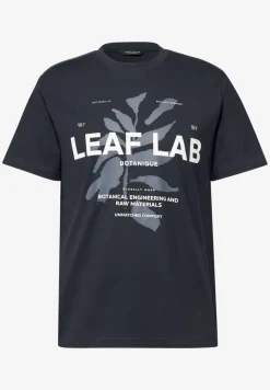 Shirt met ronde hals en print
