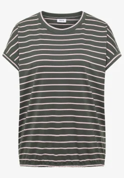 Shirt met ronde hals en strepen