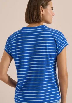 Shirt met ronde hals en strepen