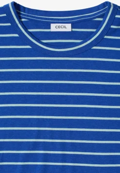 Shirt met ronde hals en strepen
