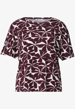Shirt met ronde hals en zebraprint