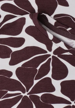 Shirt met ronde hals en zebraprint