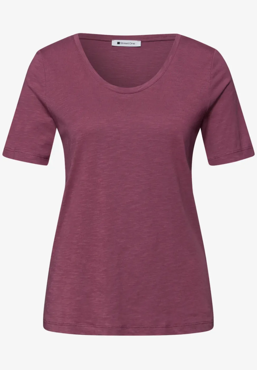 Shirt met ronde V-hals in een pak van 2