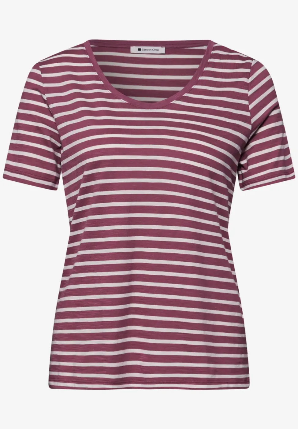 Shirt met ronde V-hals in een pak van 2