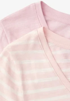Shirt met ronde V-hals in een pak van 2