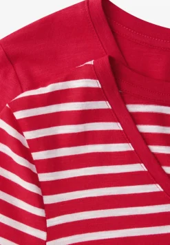 Shirt met ronde V-hals in een pak van 2