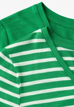 Shirt met ronde V-hals in een pak van 2