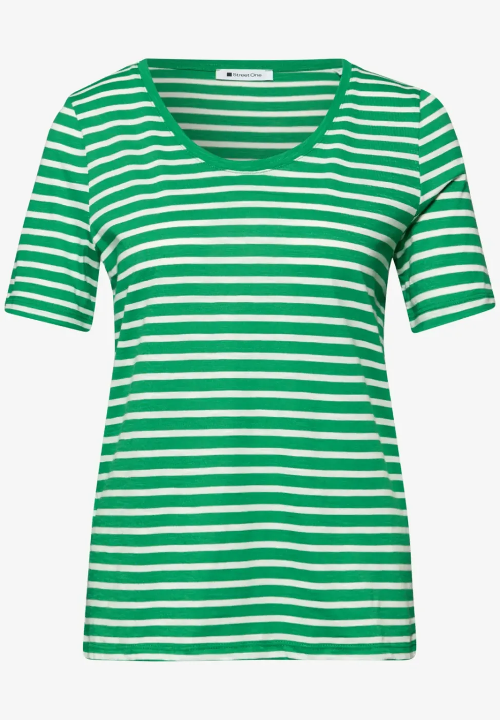 Shirt met ronde V-hals in een pak van 2