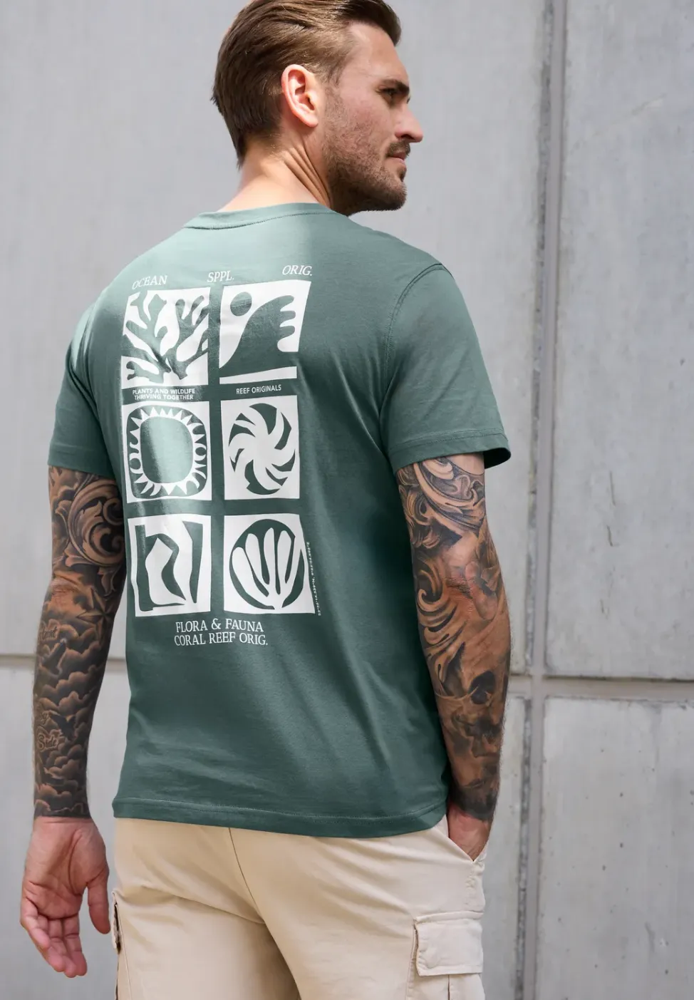 Shirt met rugprint
