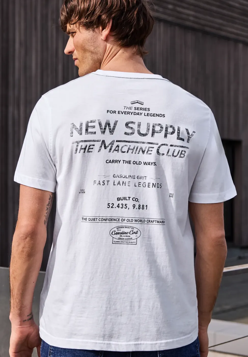 Shirt met rugprint