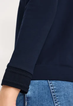Shirt met satijnen print