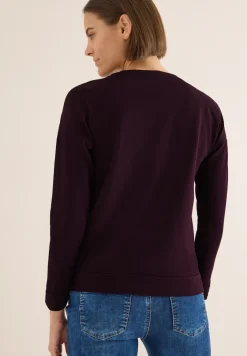 Shirt met satijnen print