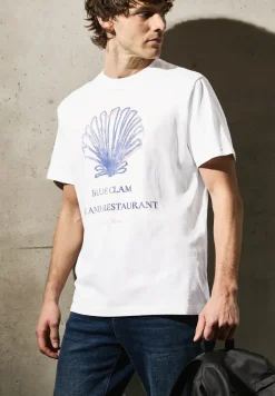 Shirt met schelpenprint
