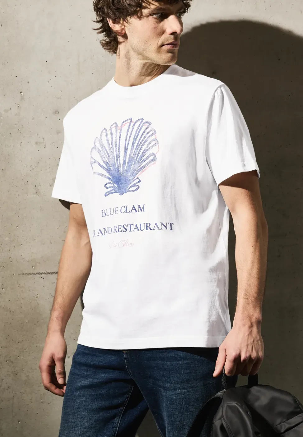 Shirt met schelpenprint