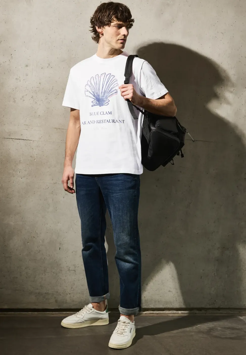 Shirt met schelpenprint