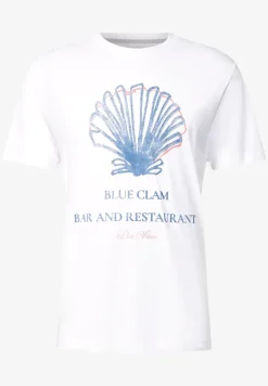 Shirt met schelpenprint