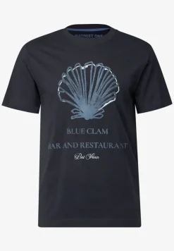 Shirt met schelpenprint