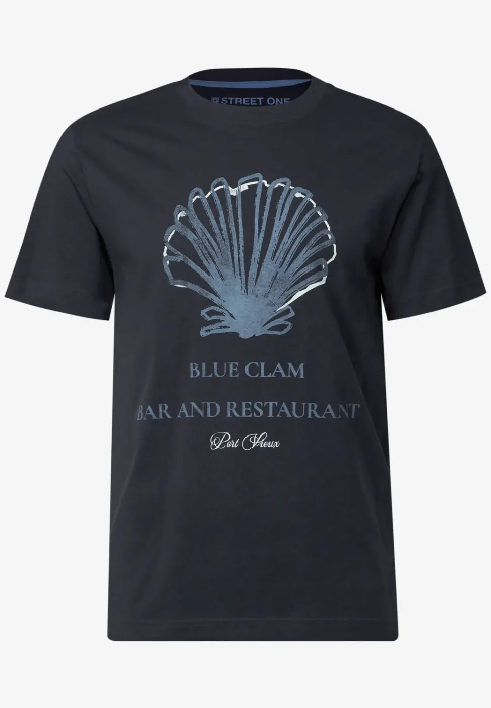 Shirt met schelpenprint