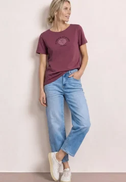 Shirt met schelpenprint
